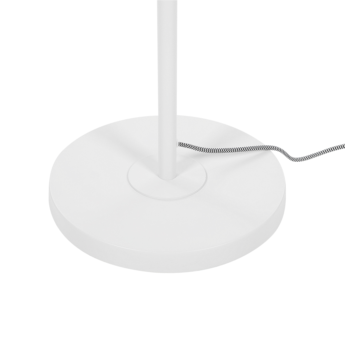 Stehlampe TYRIA verstellbar Metall Weiss