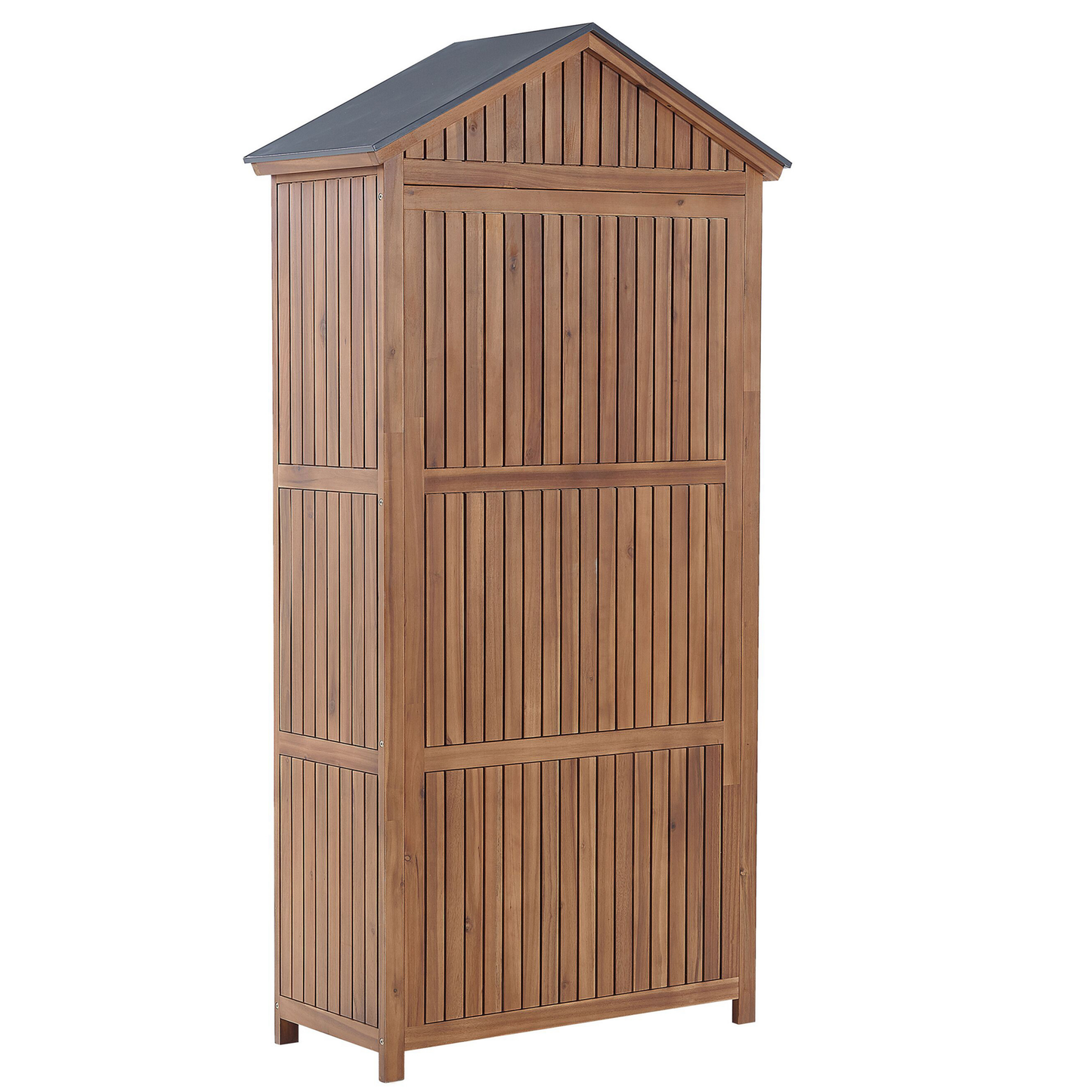 Gartenschrank SAVOCA Akazienholz 100 cm 40 cm Braun