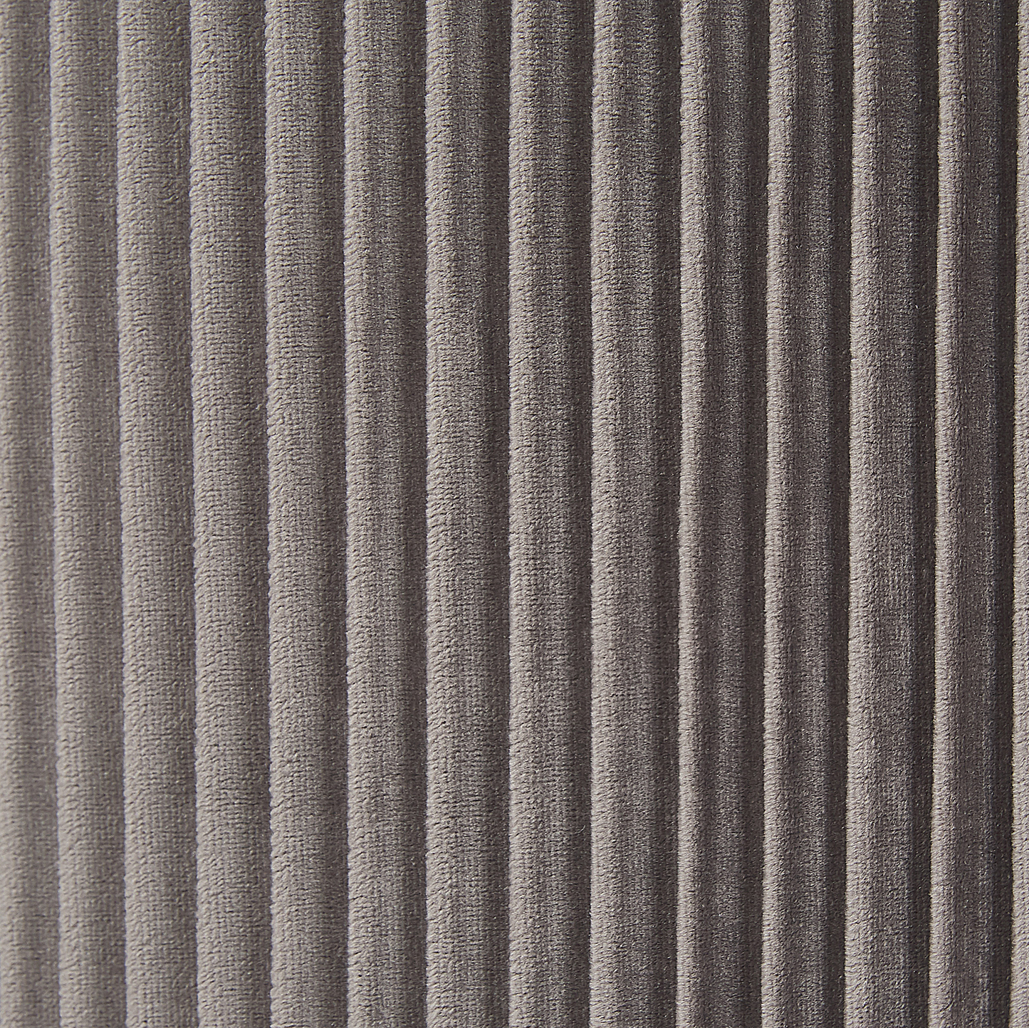 Pouf mit Stauraum Samtstoff grau 2er Set MIRAMAR