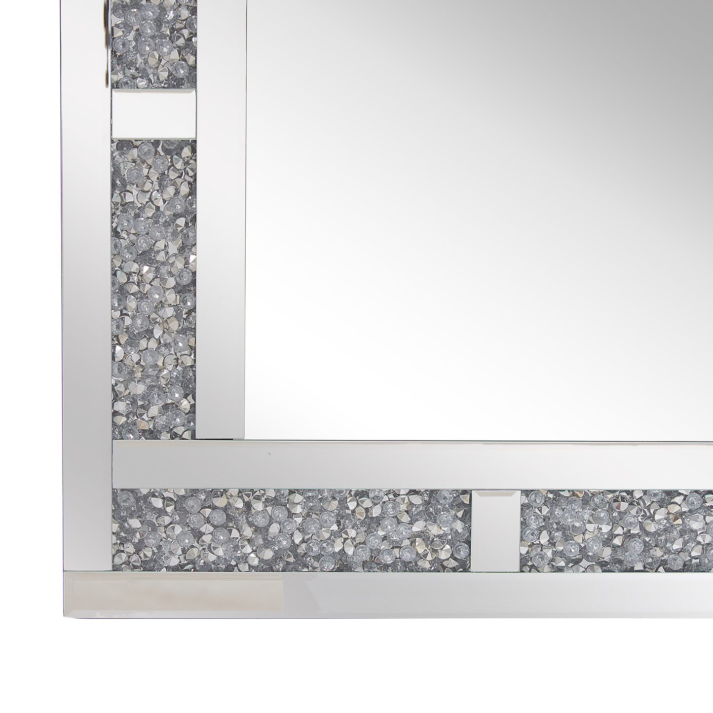 Wandspiegel AVRILLE 60 cm 90 cm Silber