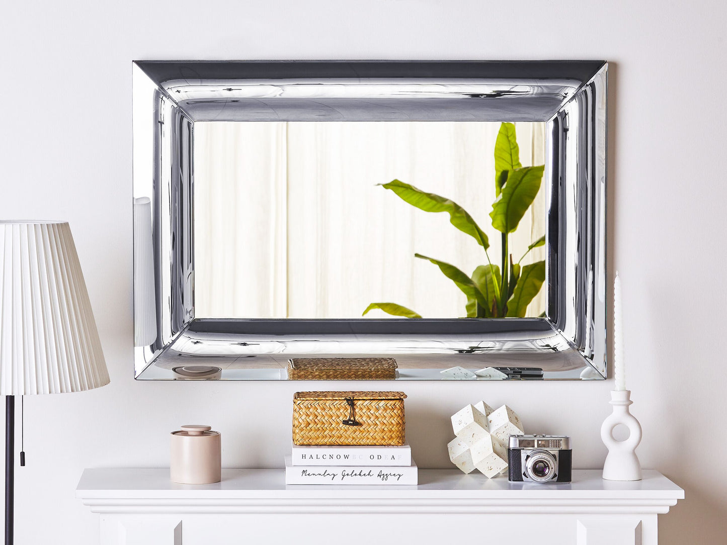Wandspiegel 90 cm Silber BODILIS