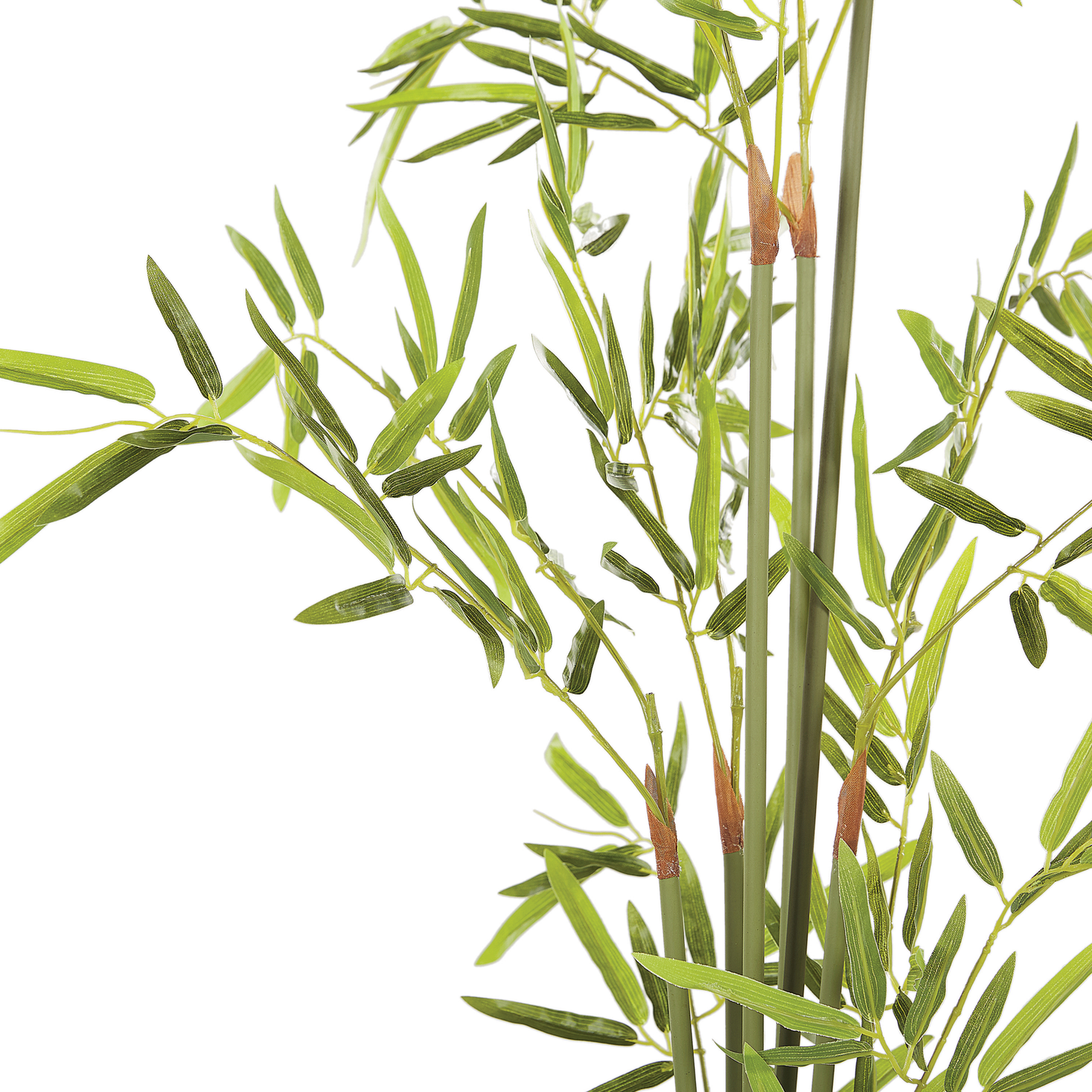 Kunstpflanze im Blumentopf 100 cm biegbare Zweige BAMBUSA VULGARIS