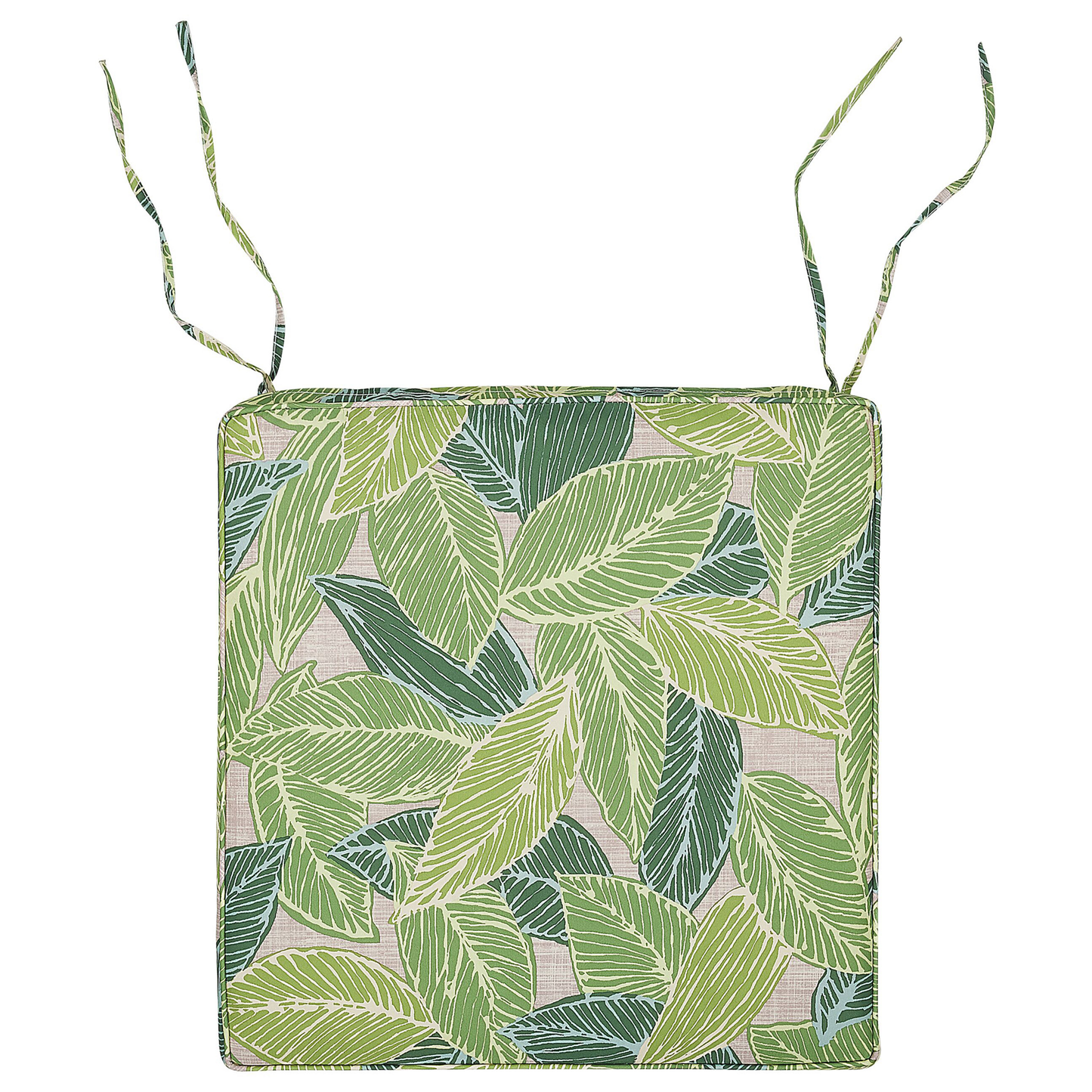 Set mit 8 Stühlen und Sitzkissen SASSARI Akazienholz Grün