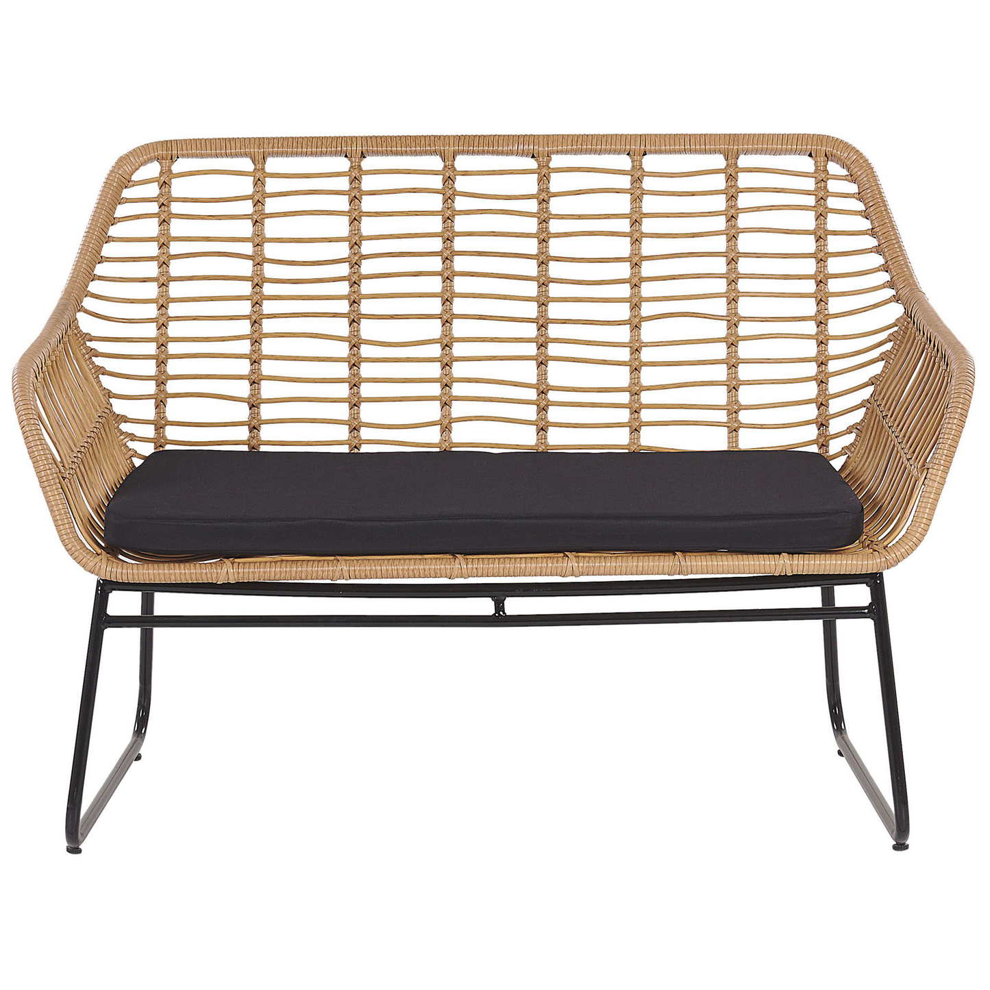 Lounge Set mit Tisch 4-Sitzer MINORI Polyrattan Beige