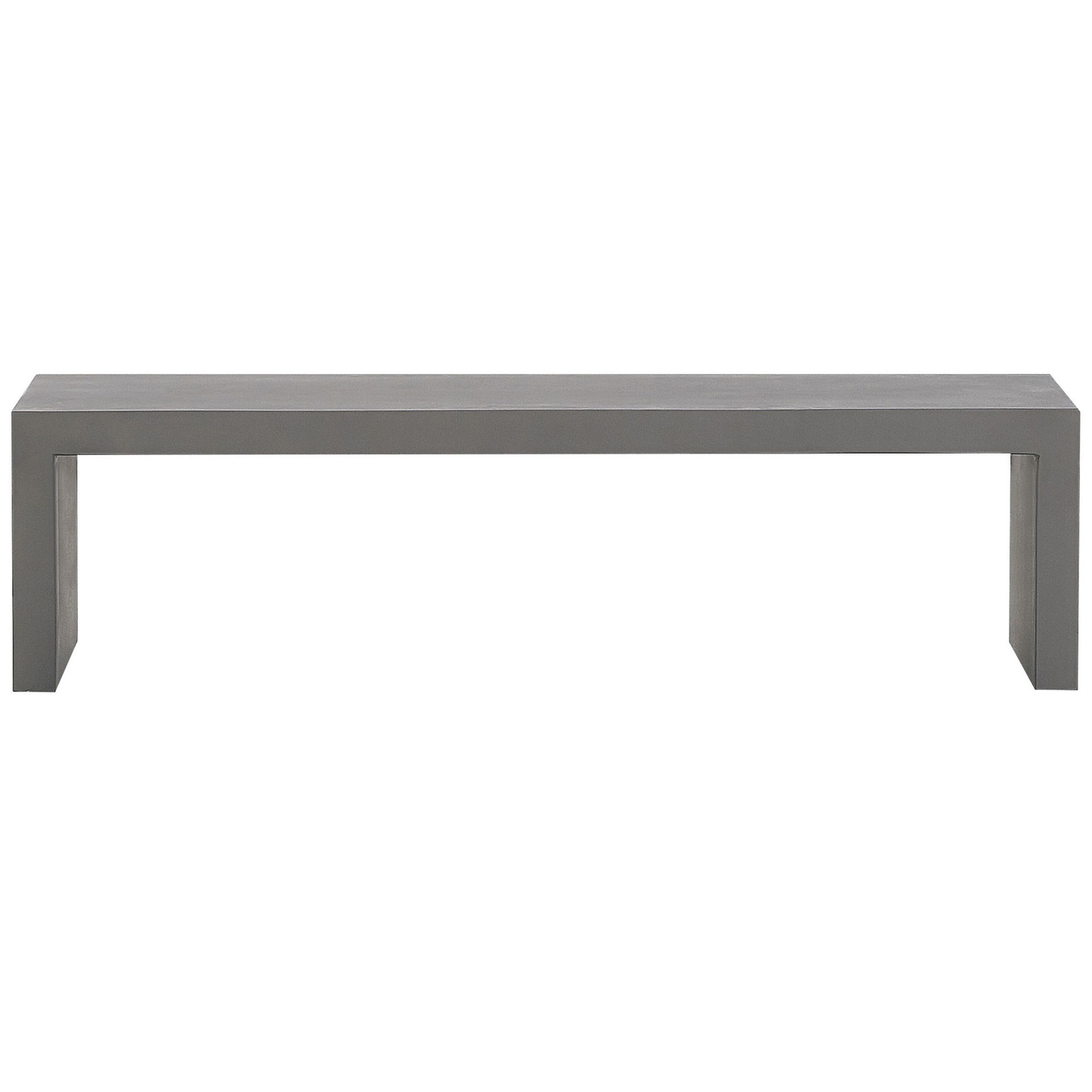 Gartenmöbel Set mit Bänken und Hockern 6-Sitzer TARANTO Beton Grau