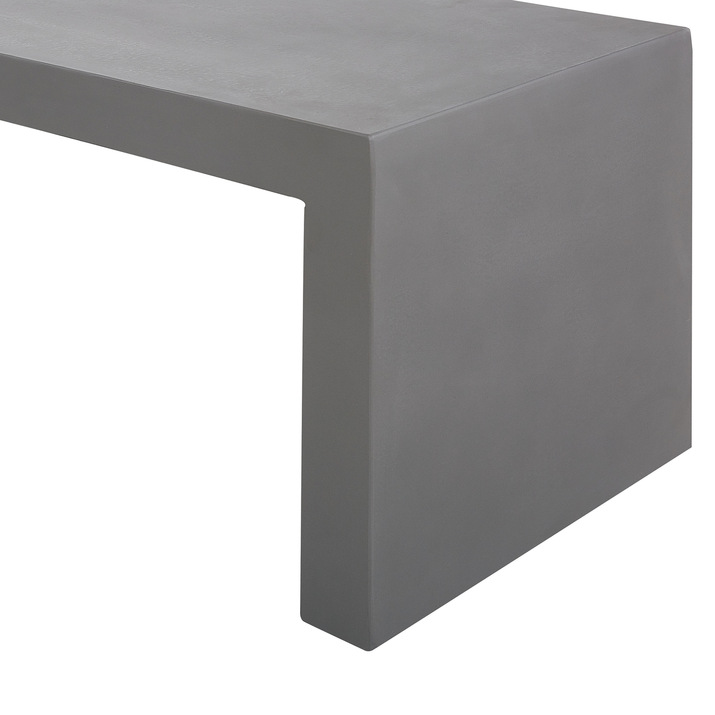 Gartenmöbel Set mit Bänken und Hockern 6-Sitzer TARANTO Beton Grau