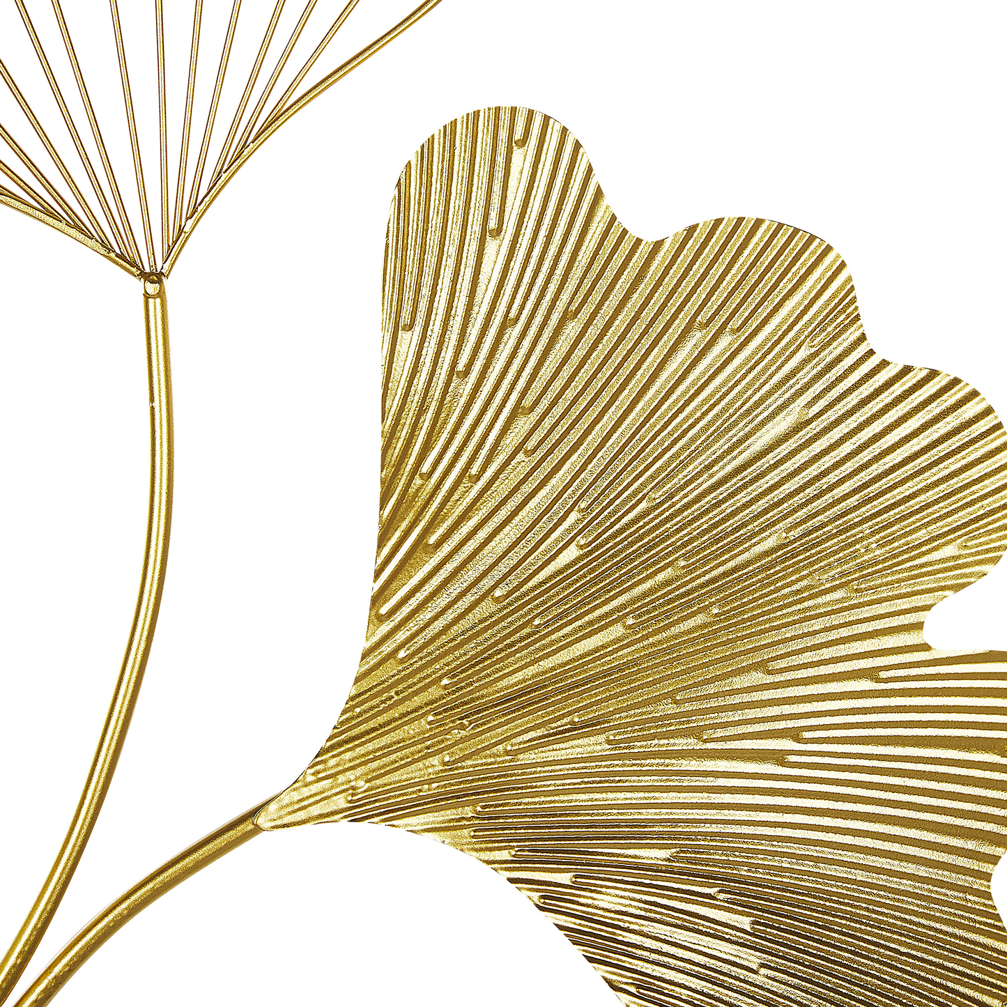 Wandobjekt Blume INDIUM Metall 79 cm Gold
