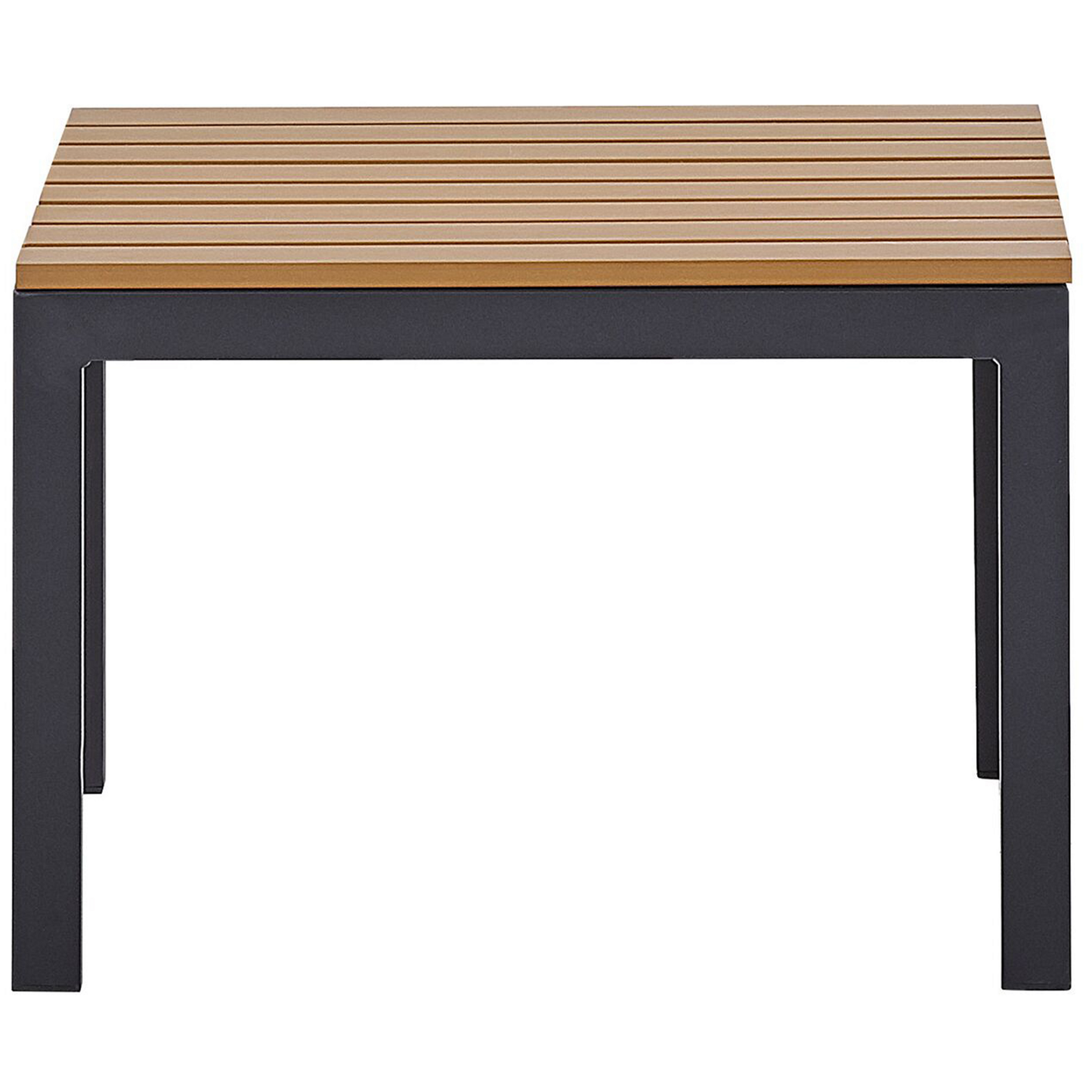 Garten Ecksofa mit Tisch 4-Sitzer PIENZA rechtsseitig modular Grau