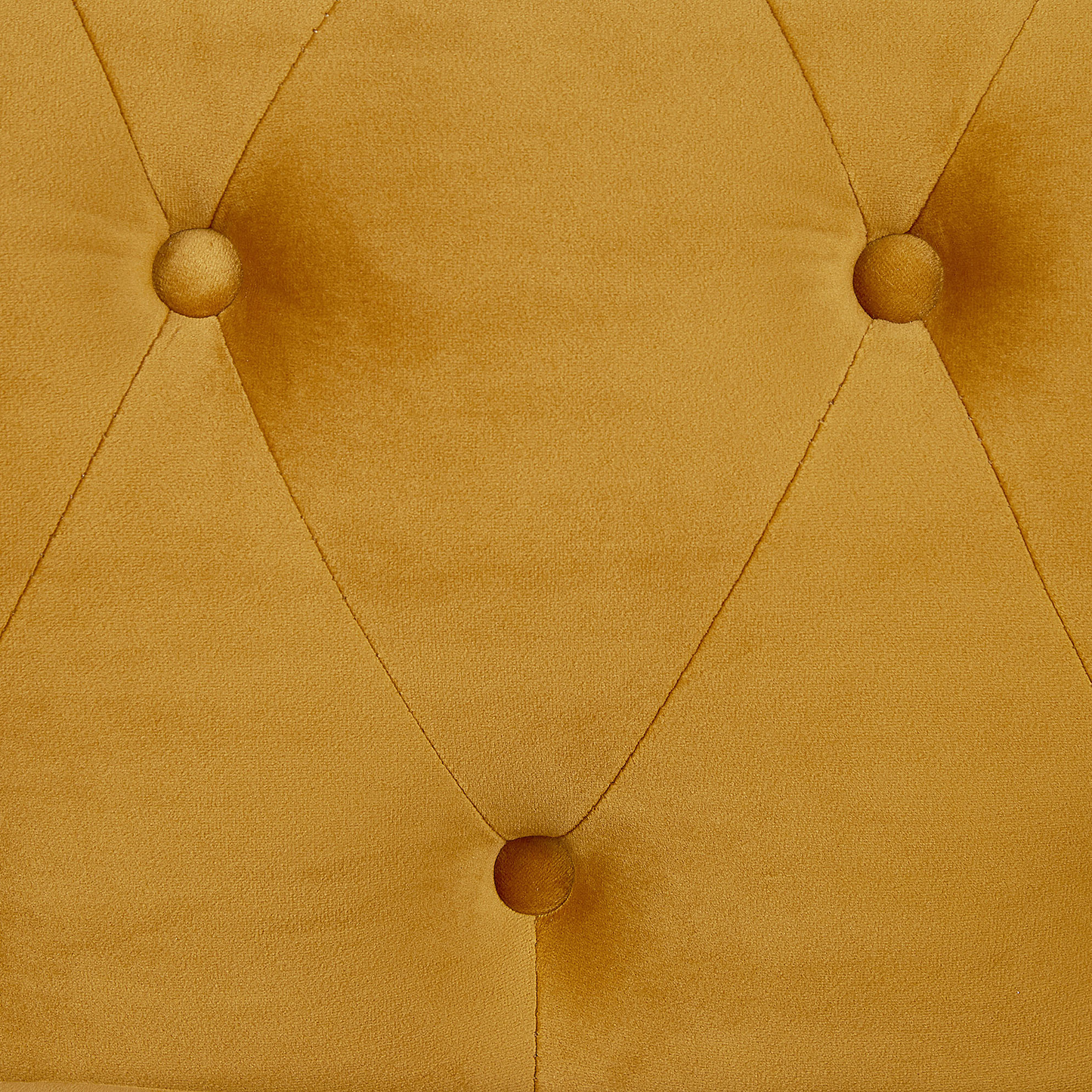 Sessel CHESTERFIELD Samtstoff Senfgelb