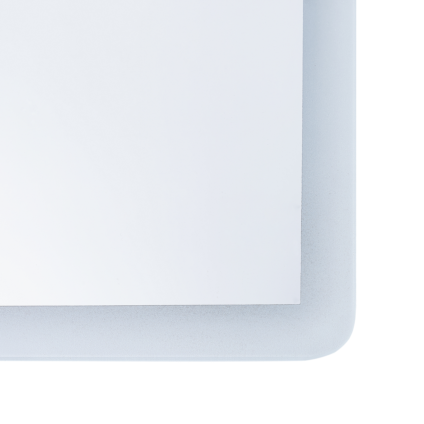 LED-Badezimmer-Spiegel CORROY 80 cm 60 cm Silber