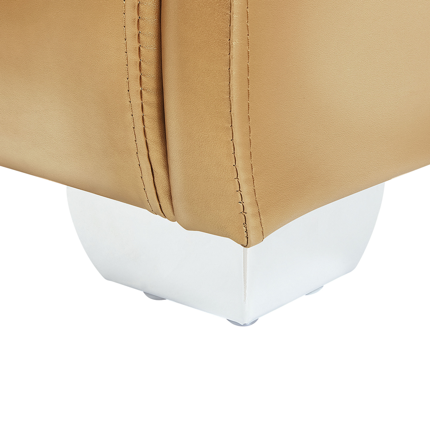 Wasserbett Echtleder PARIS 180 x 200 cm Gold