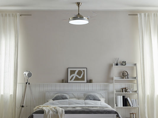 Deckenventilator mit Licht IBAR mit Fernbedienung Transparent