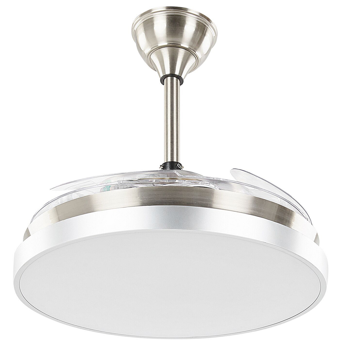 Deckenventilator mit Licht IBAR mit Fernbedienung Transparent