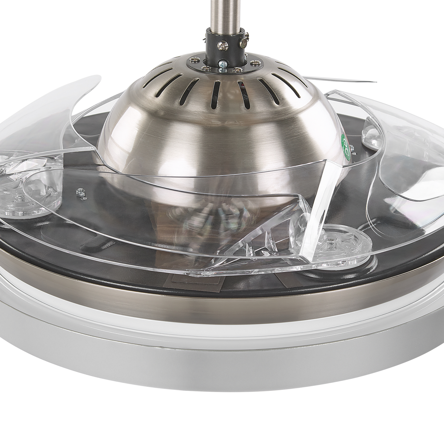 Deckenventilator mit Licht IBAR mit Fernbedienung Transparent