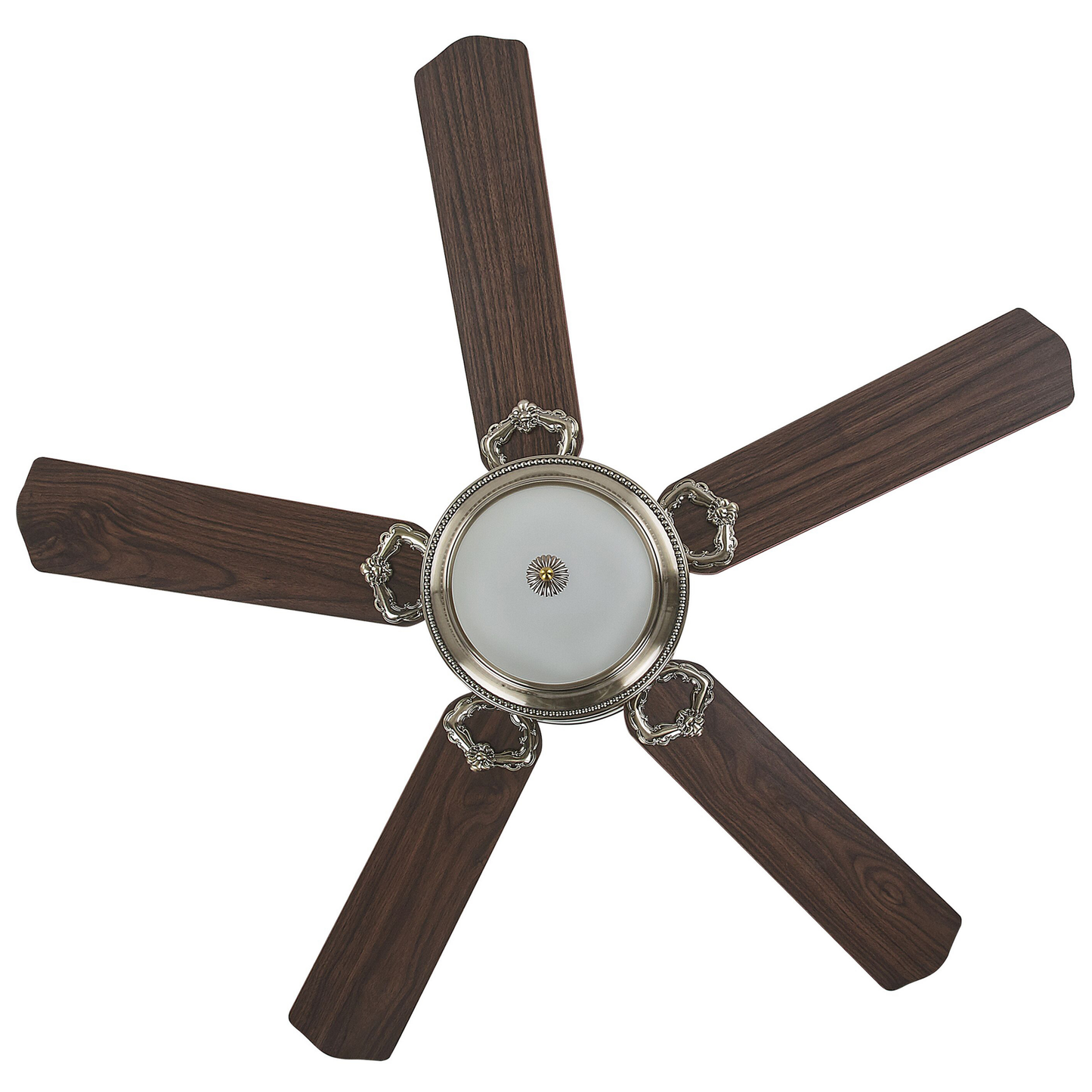 Deckenventilator mit Licht BEGEJ mit Fernbedienung Dunkelbraun