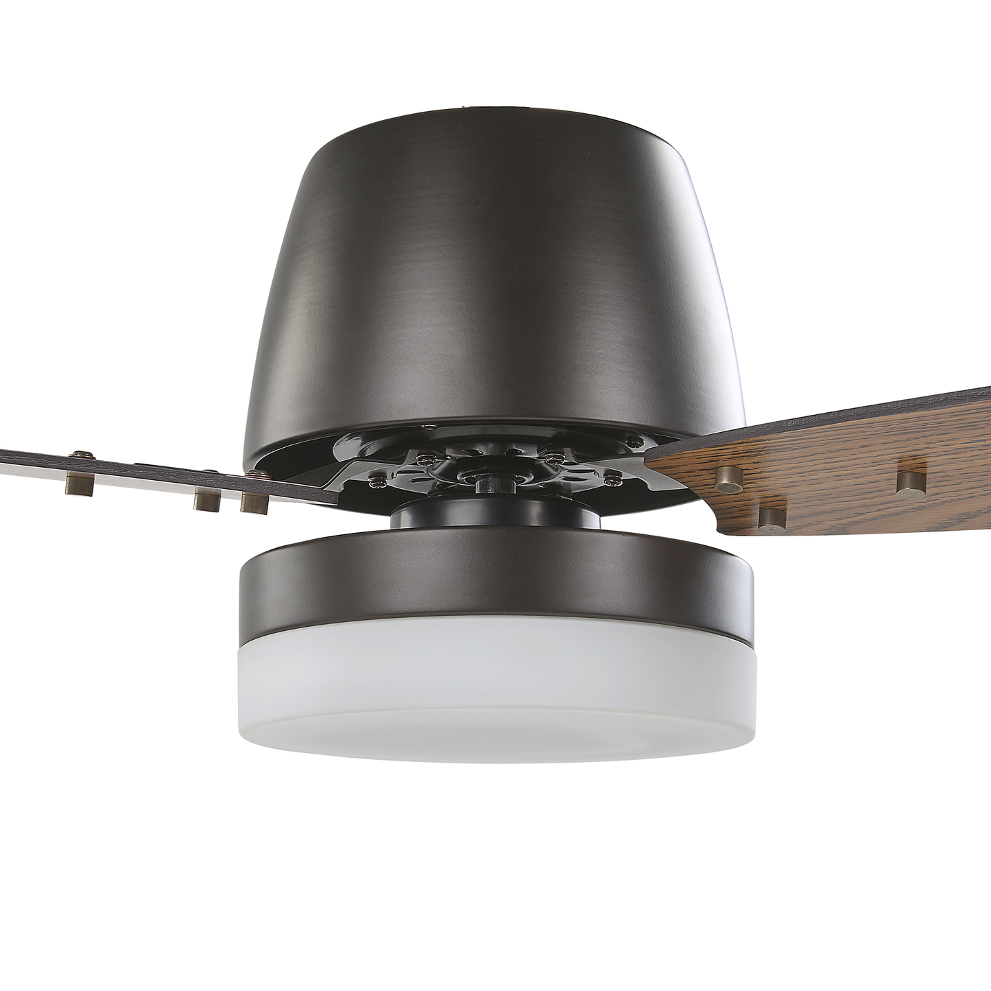 Deckenventilator mit Licht MLAVA mit Fernbedienung Braun