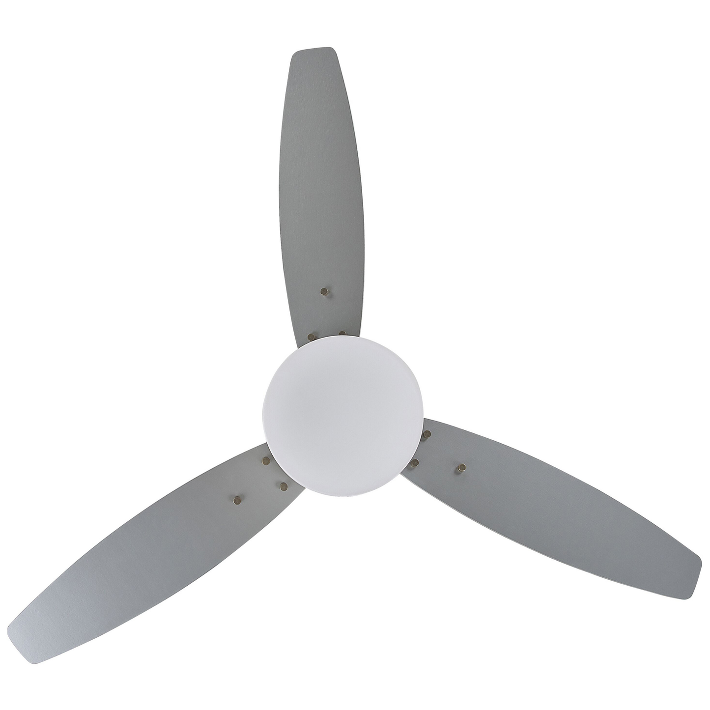 Deckenventilator mit Licht MLAVA mit Fernbedienung Silber