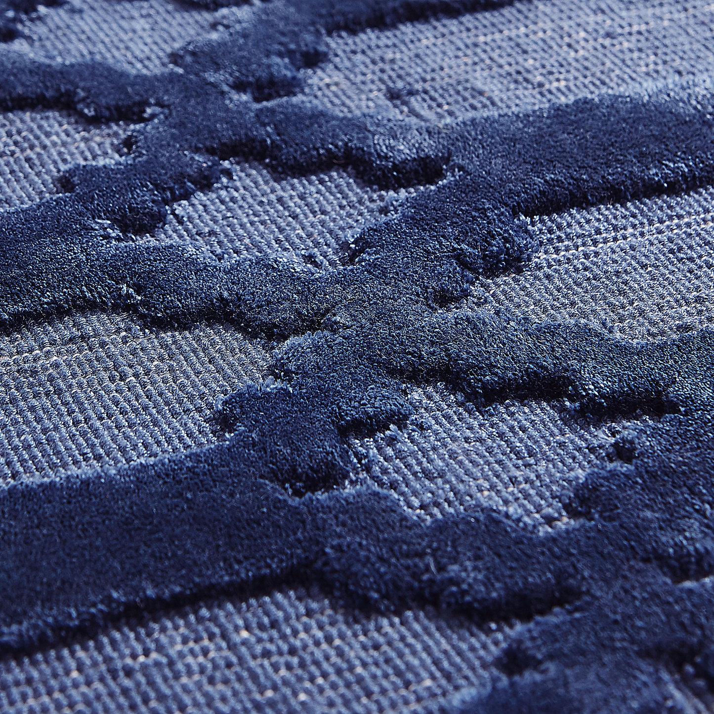 Teppich marineblau 140 x 200 cm Kurzflor CIZRE