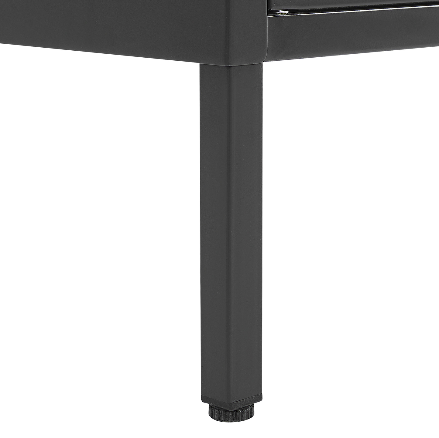 Schrank WAKATIPU Metall 102 cm Schwarz