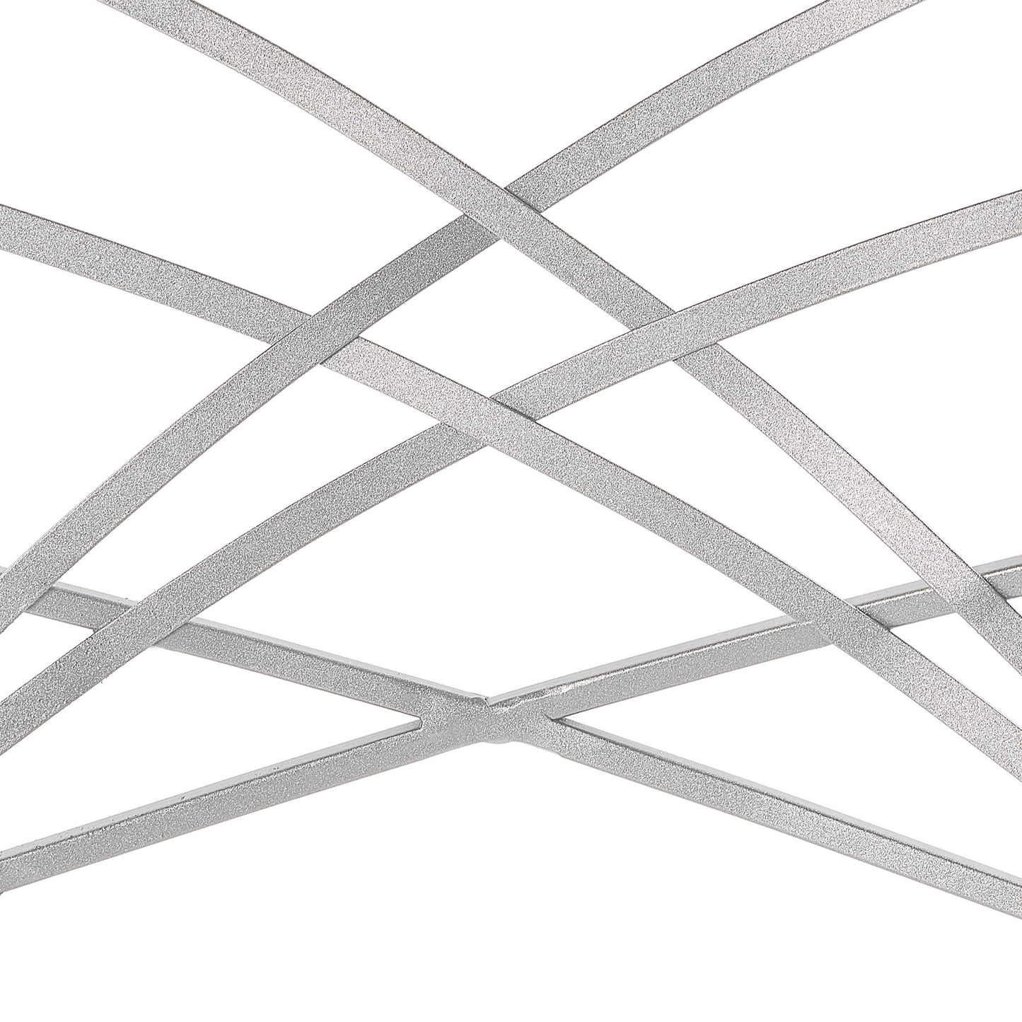 Esszimmerstuhl 2er Set GIRARD Metall Silber