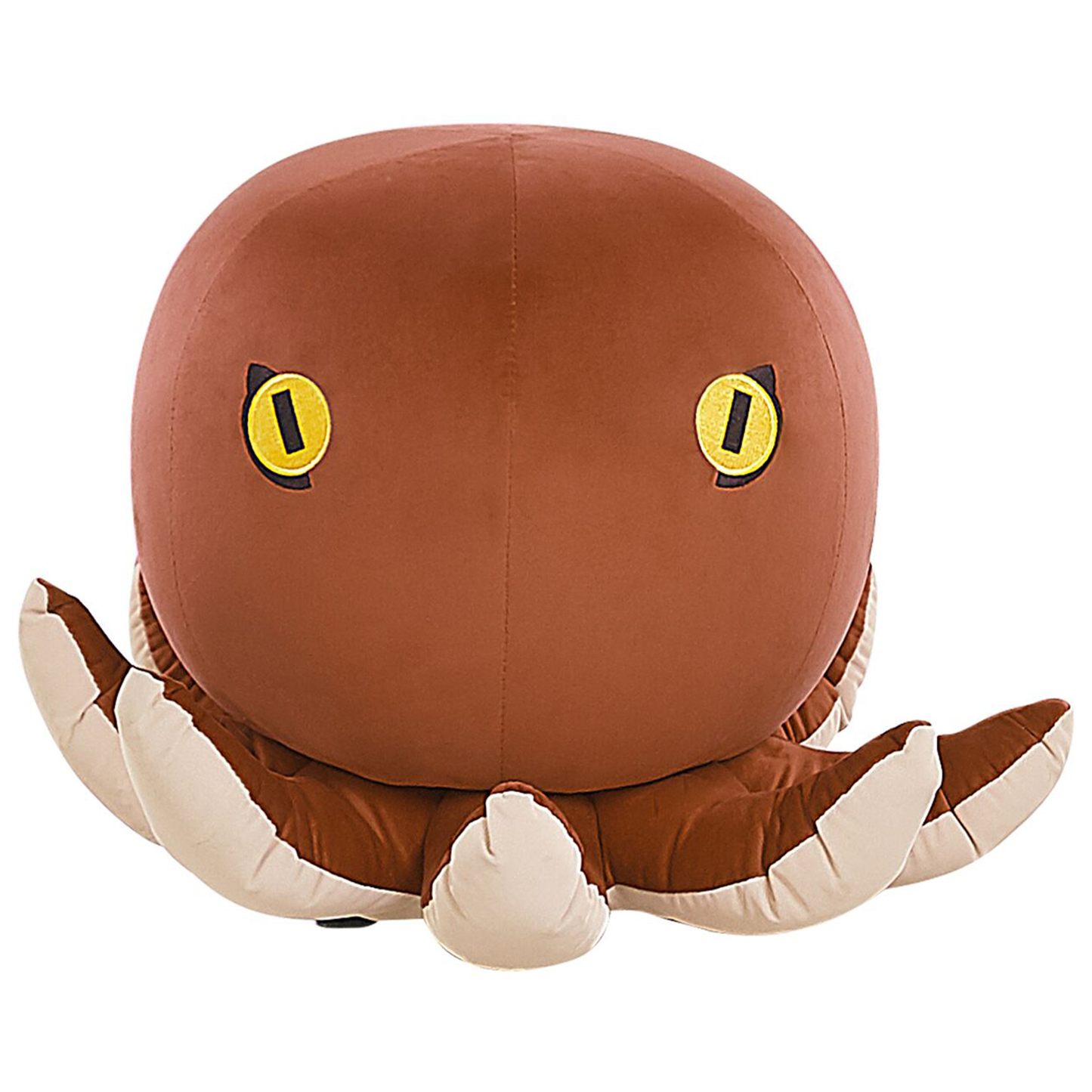 Tierhocker Samtstoff braun Oktopus-Form ⌀ 55 cm OCTOPUS