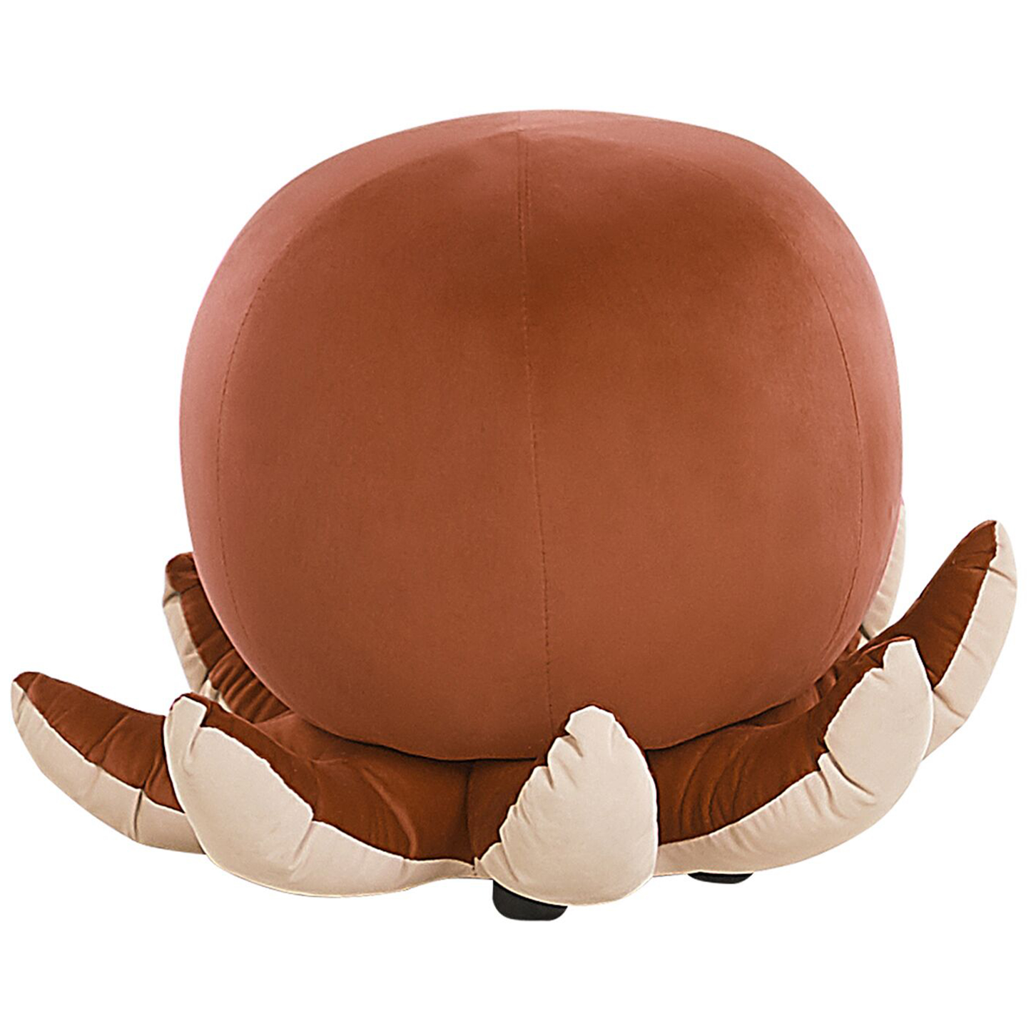 Tierhocker Samtstoff braun Oktopus-Form ⌀ 55 cm OCTOPUS