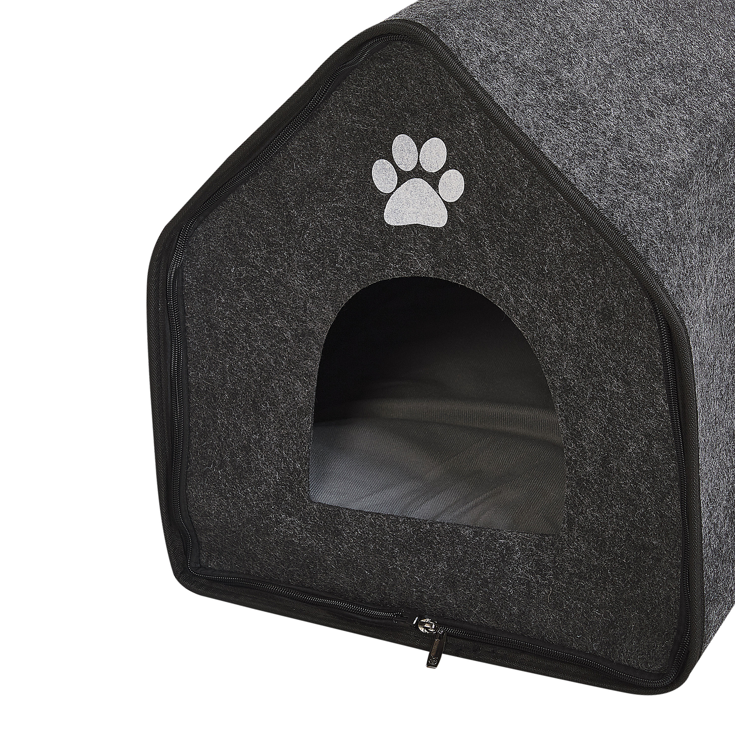 Tierbett JANGI Filz Dunkelgrau