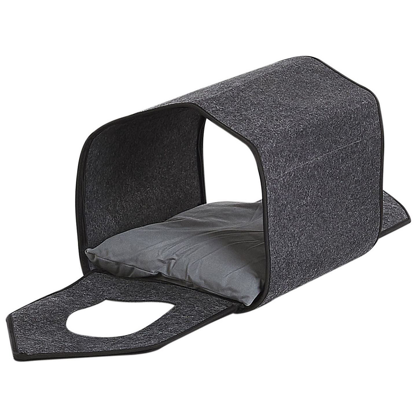 Tierbett JANGI Filz Dunkelgrau