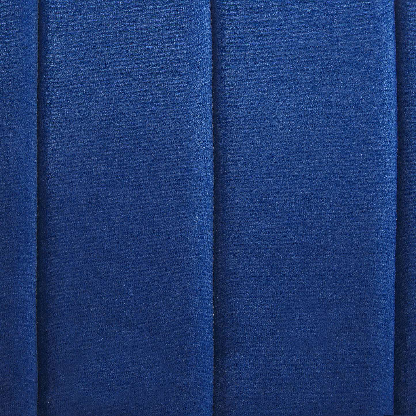 Ecksofa Samtstoff rechtsseitig marineblau 3-Sitzer TIMRA