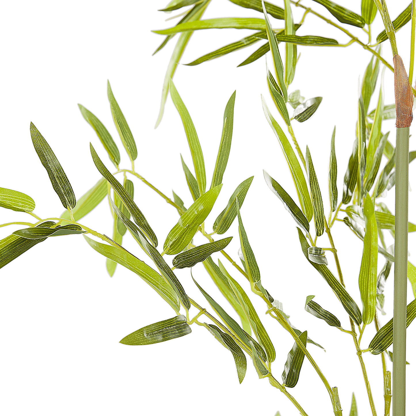 Kunstpflanze im Blumentopf 100 cm biegbare Zweige BAMBUSA VULGARIS