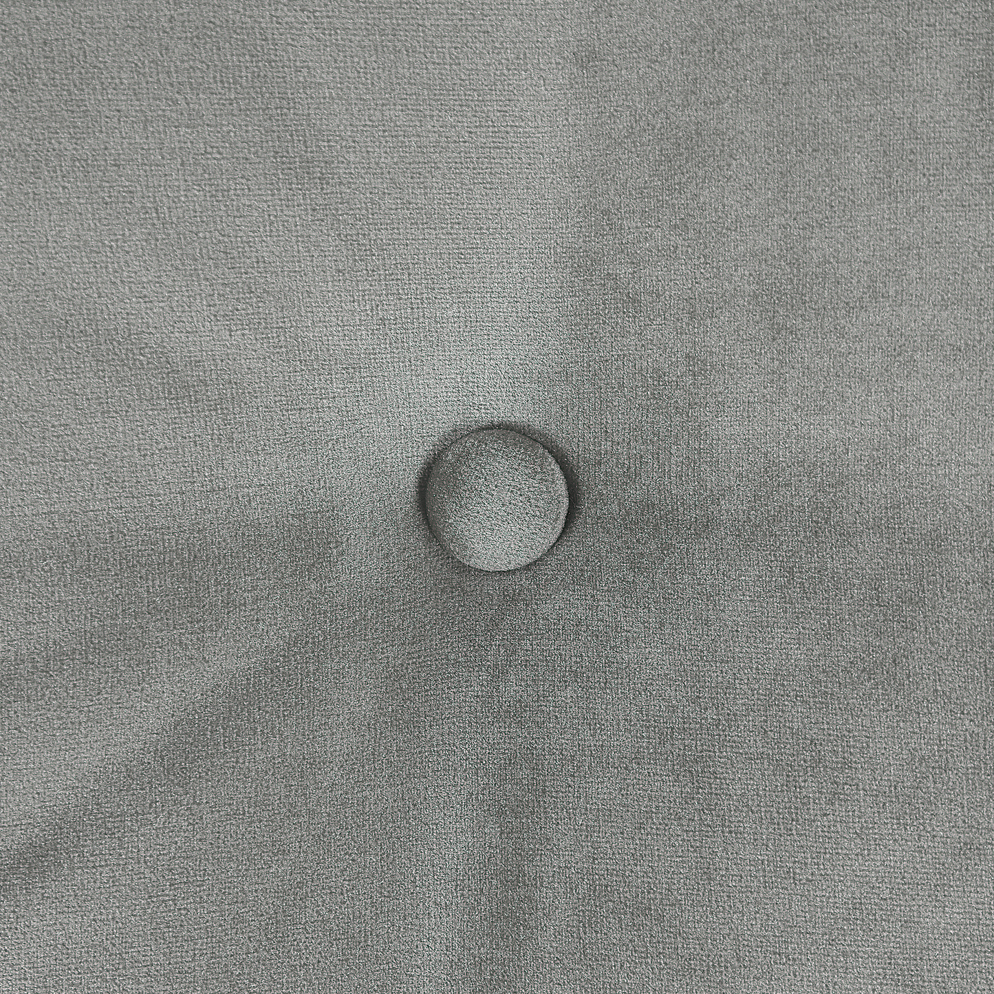 3-Sitzer Sofa Samtstoff grau mit Knöpfen LENVIK