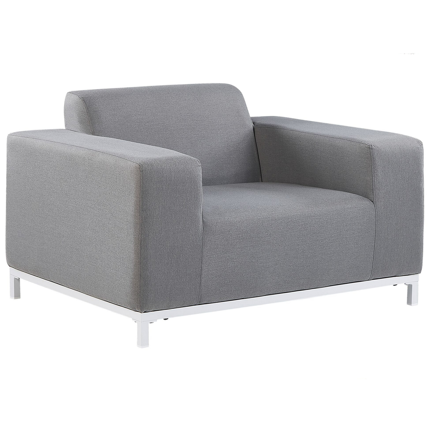 Lounge Set mit Tisch 5-Sitzer ROVIGO Grau