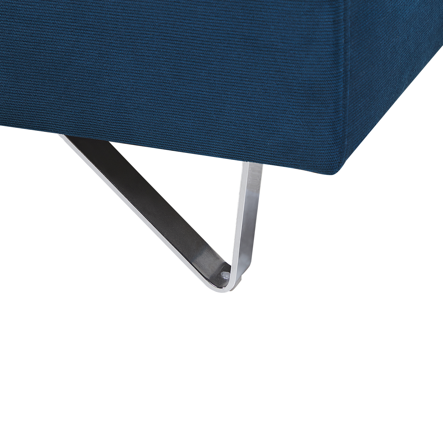Ecksofa Cord linksseitig marineblau LUNNER