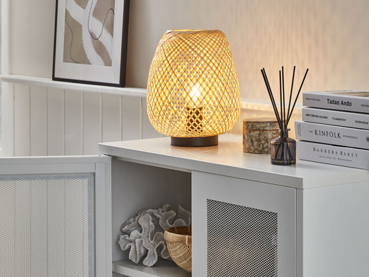 Tischleuchte BOMU Hellbraun