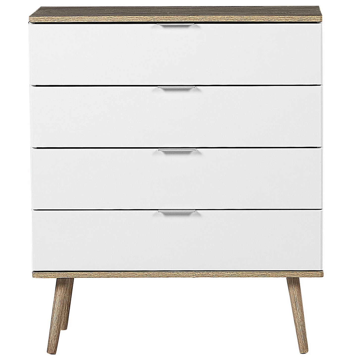 Kommode mit 4 Schubladen WALPI 93 cm Weiss