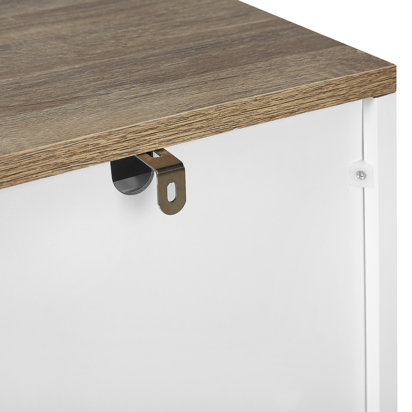 Kommode mit 4 Schubladen WALPI 93 cm Weiss