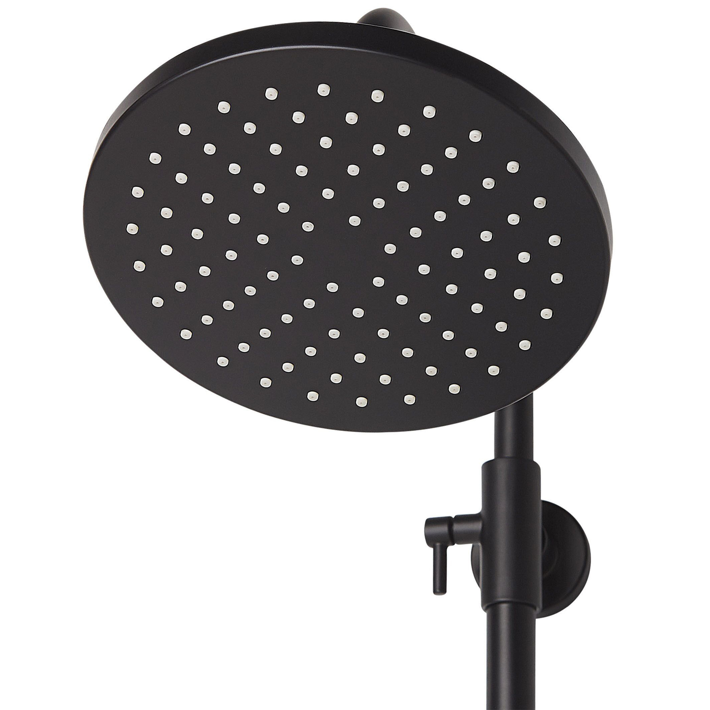 Duschset mit Mischbatterie und Regenbrause GURARA Schwarz