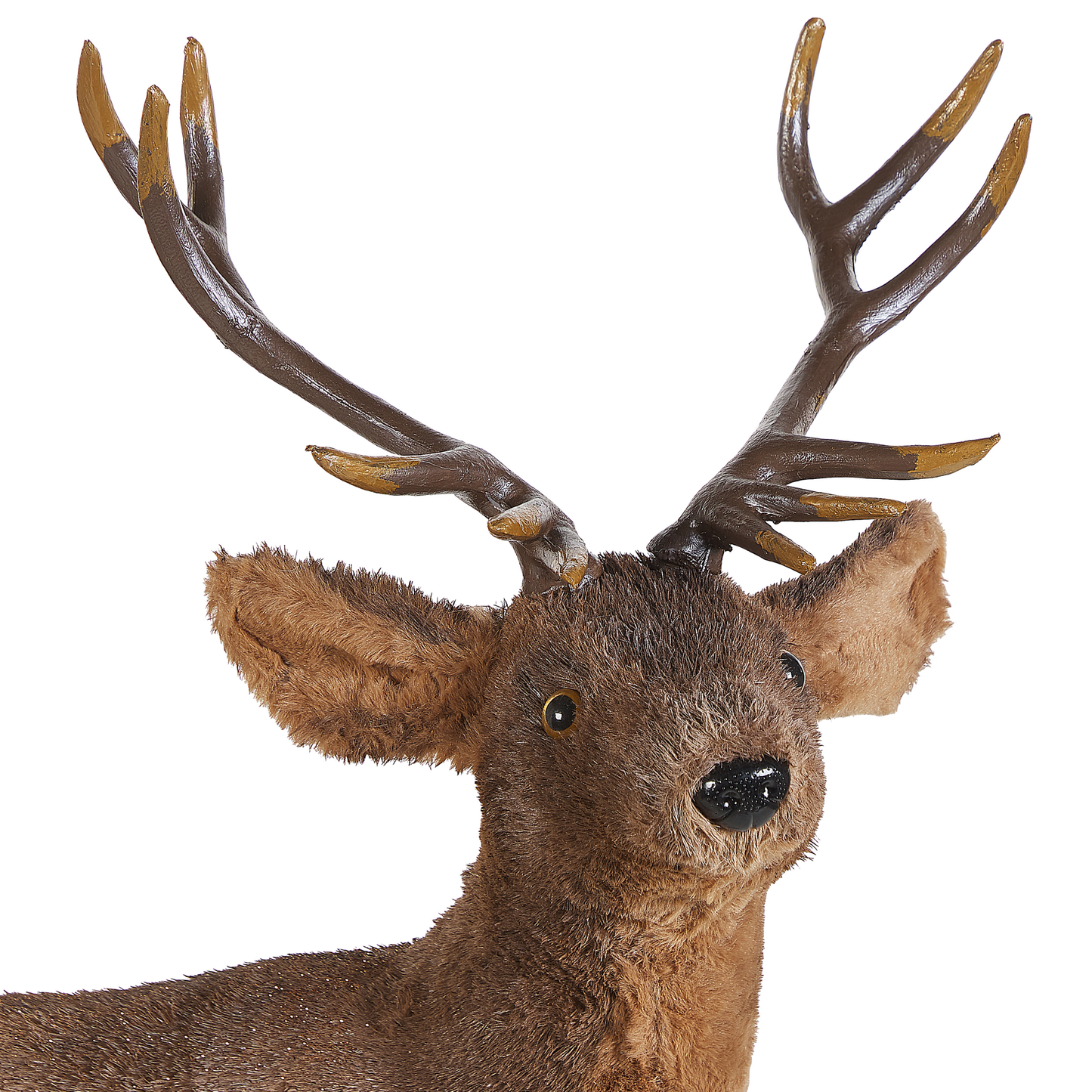 Dekofigur Webpelz braun Rentier 68 cm NIESI