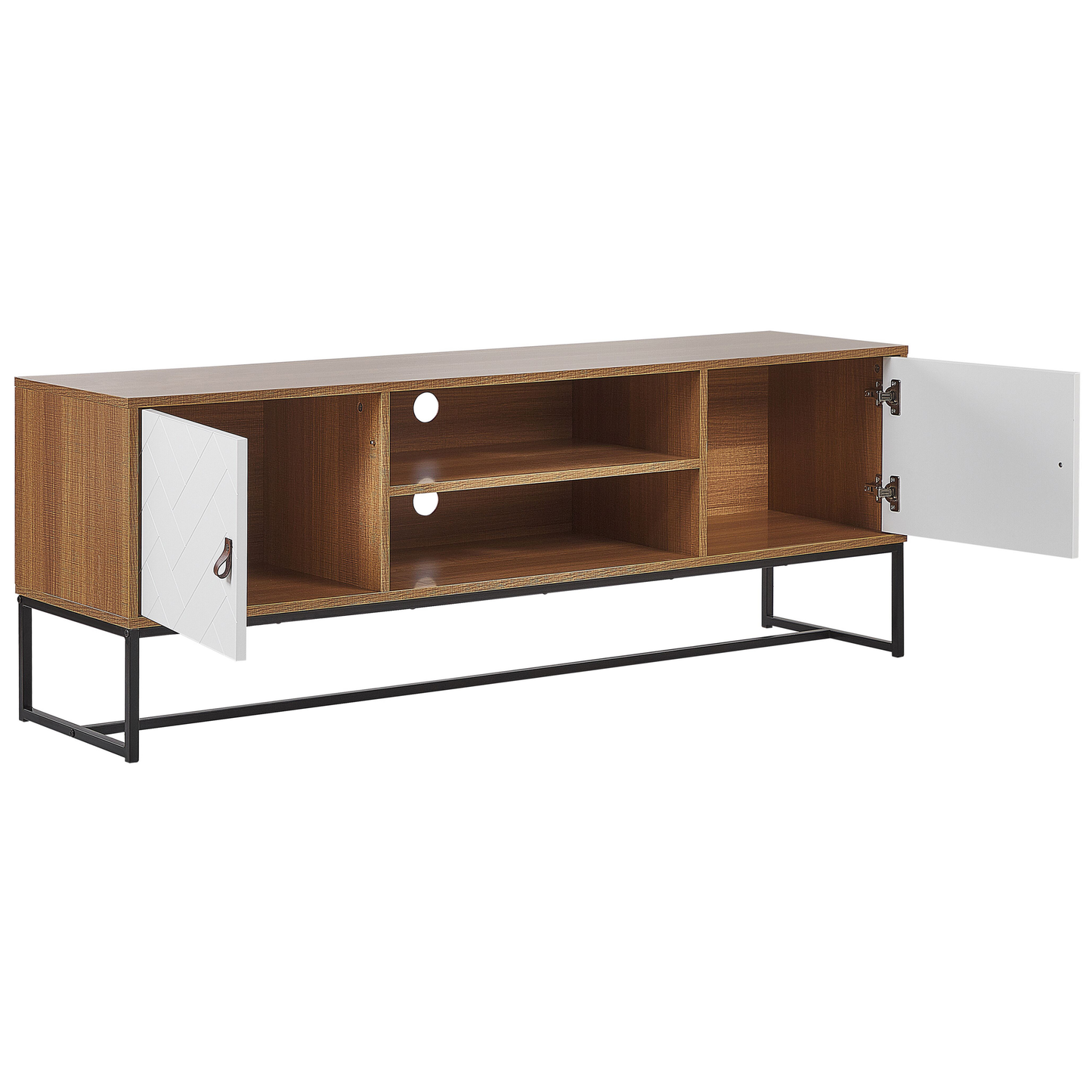 TV-Möbel NUEVA Hellbraun / Weiss