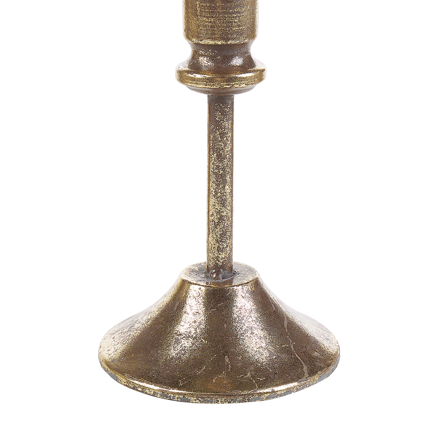 Kerzenständer 2er Set SALAMINA Metall 63/49 cm Gold