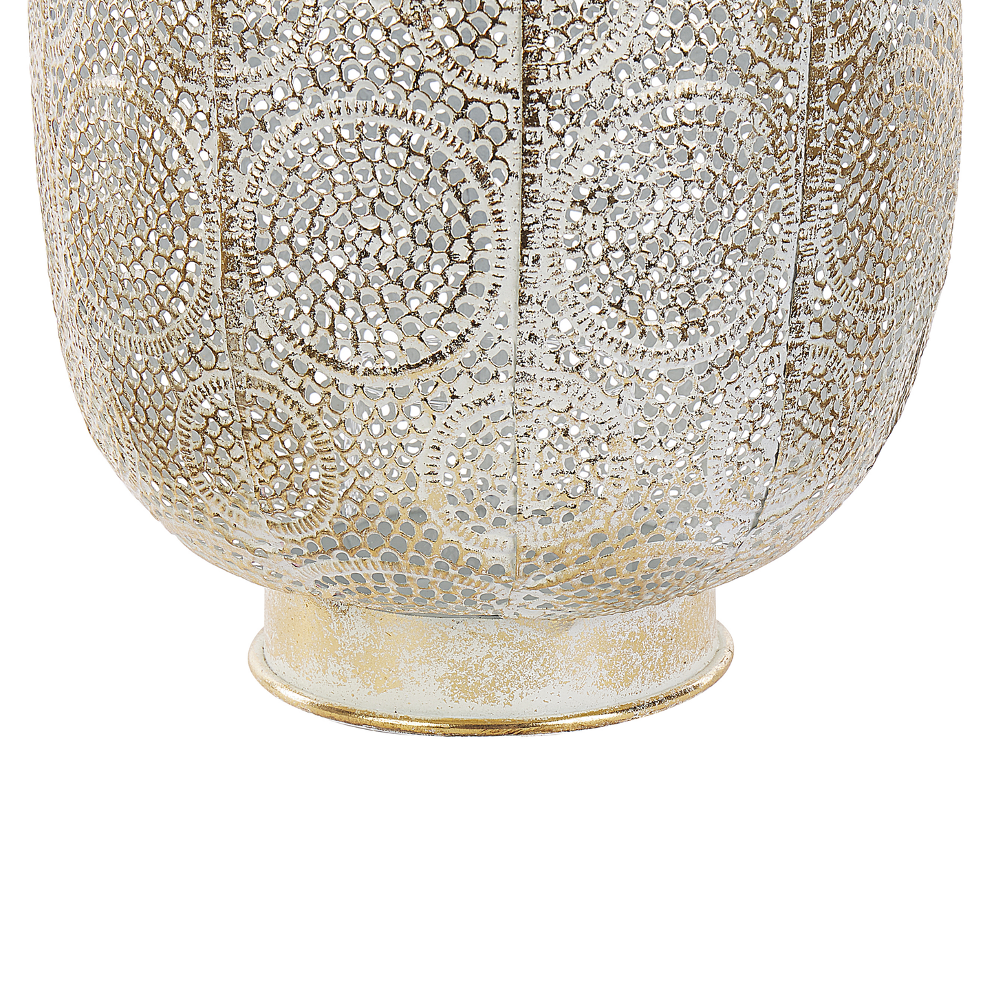 Windlichtsäulen LANTAU Metall 30 cm Gold