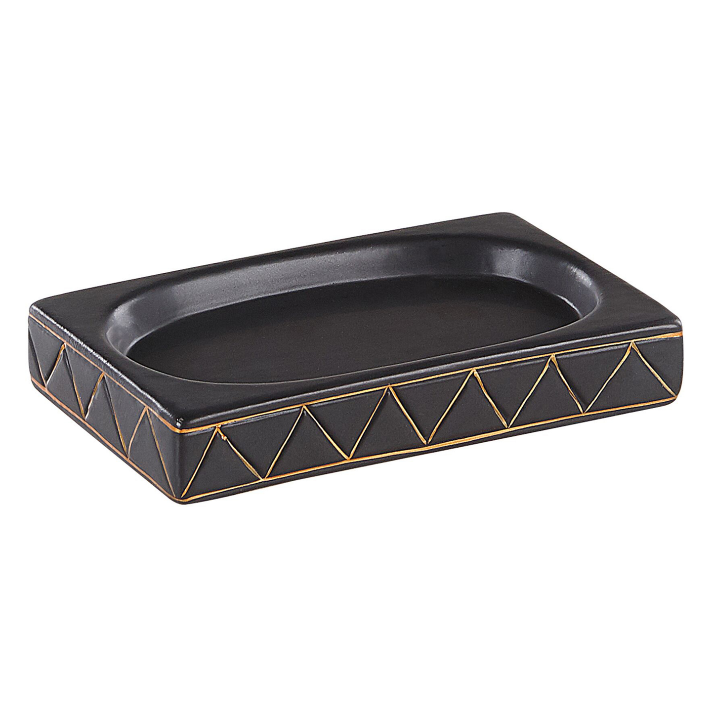 Badaccessoires Set 5-teilig LANCO Keramik Schwarz