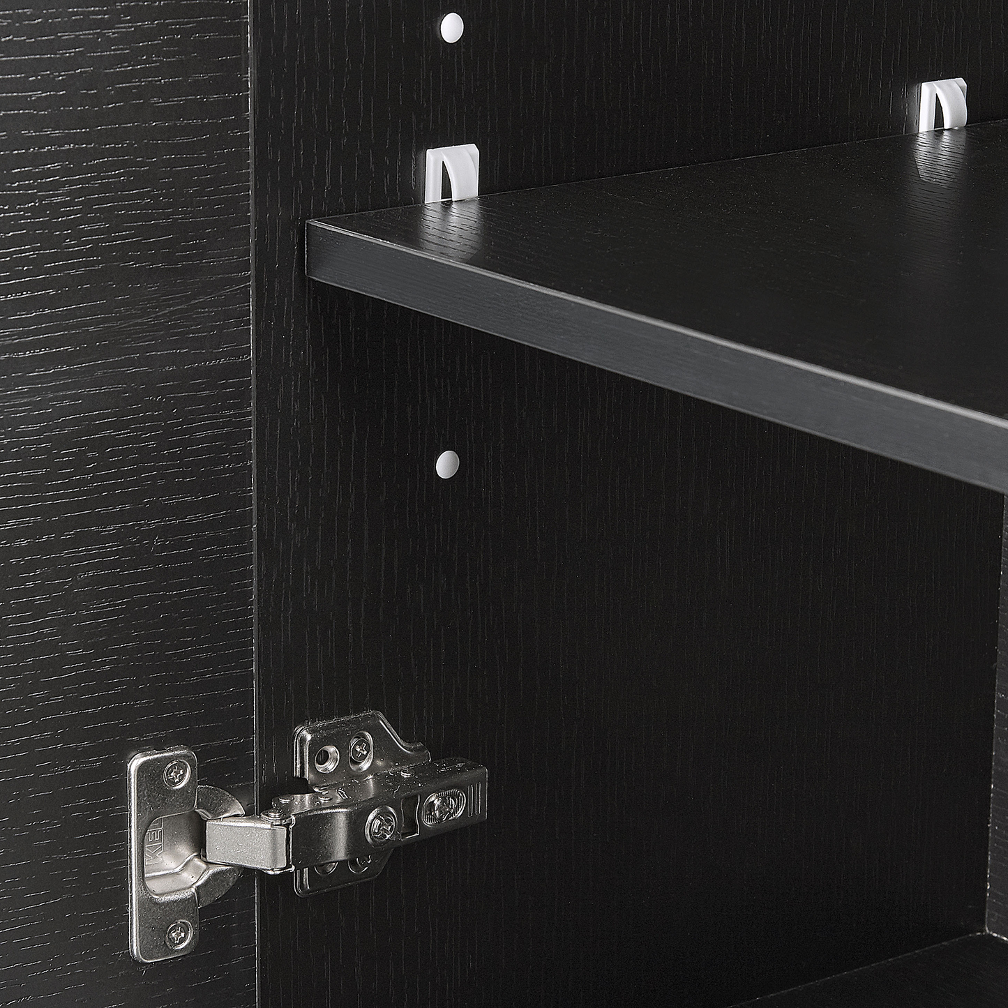 Bad-Wandschrank MATARO 40 cm 35 cm 132 cm Schwarz