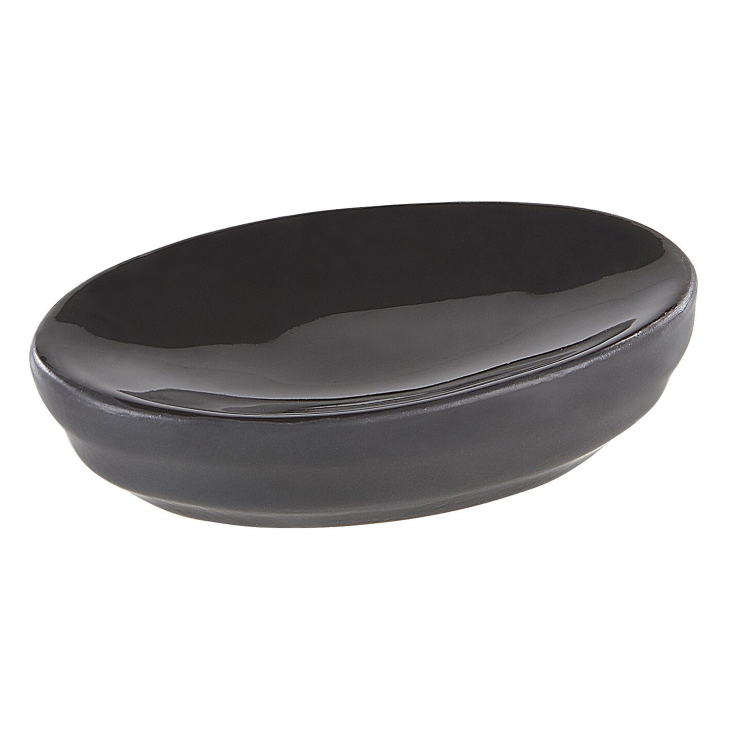 Badezimmer Set 4-teilig Keramik schwarz CHANCO