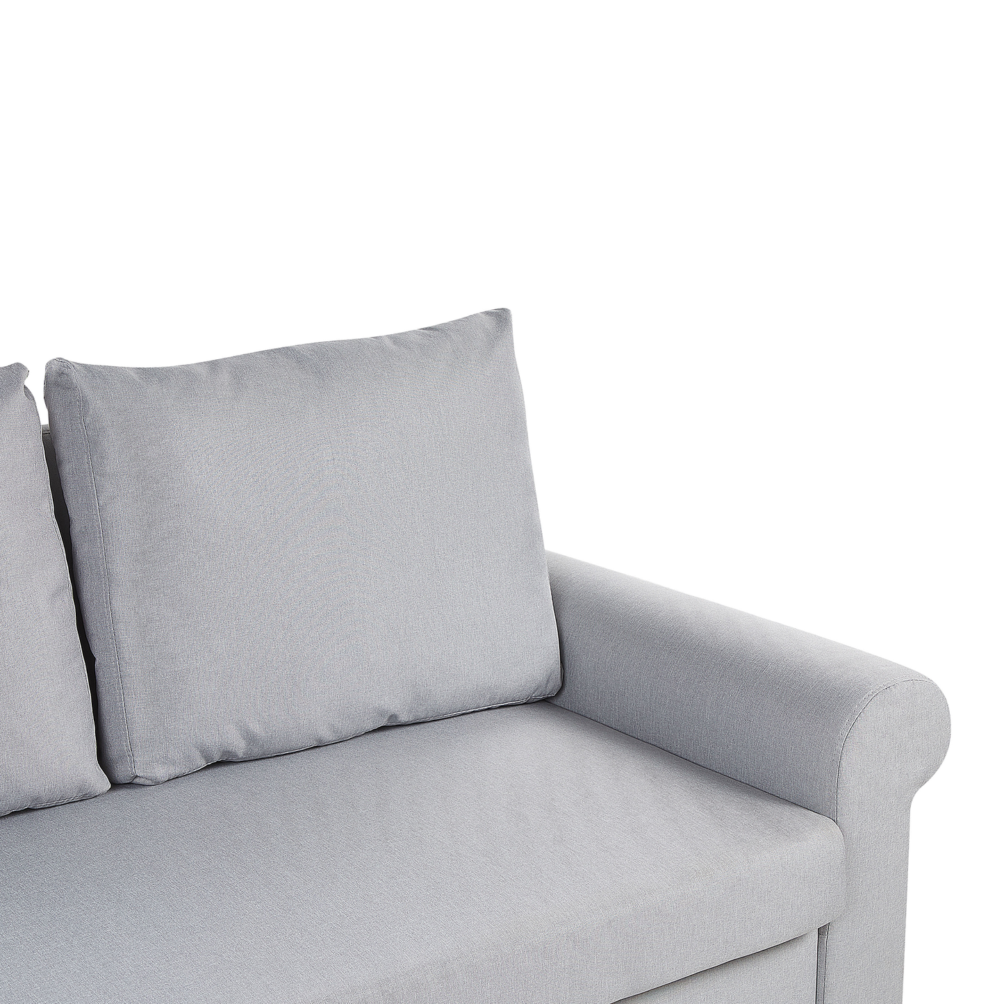 2-Sitzer Schlafsofa hellgrau SILDA