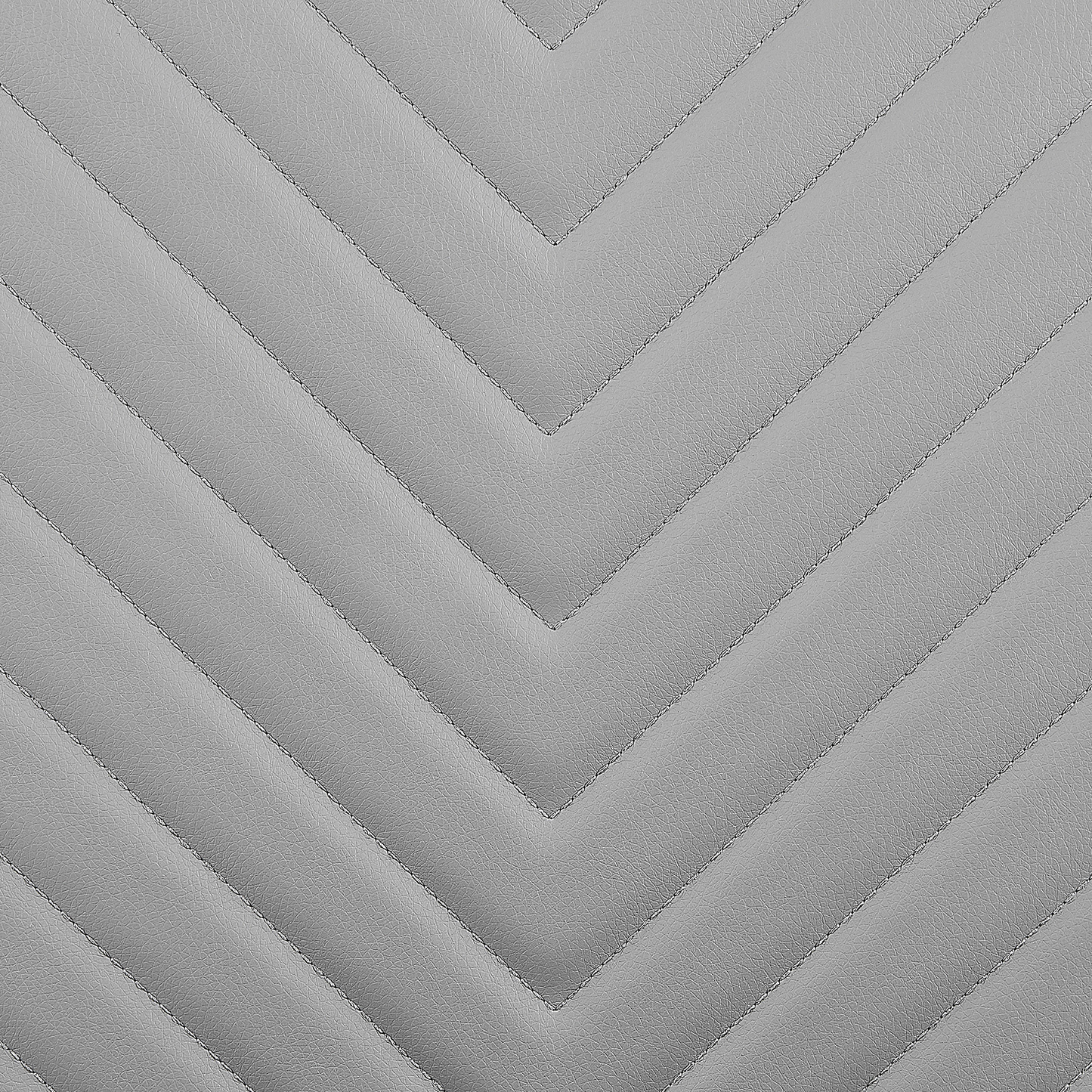 Esszimmerstuhl 2er Set PICKNES Kunstleder Hellgrau