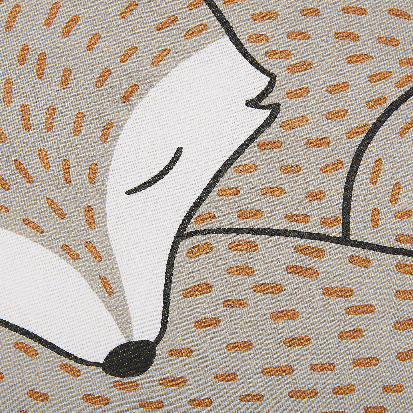 Dekokissen Baumwolle Grau DHANBAD 50 x 40 cm