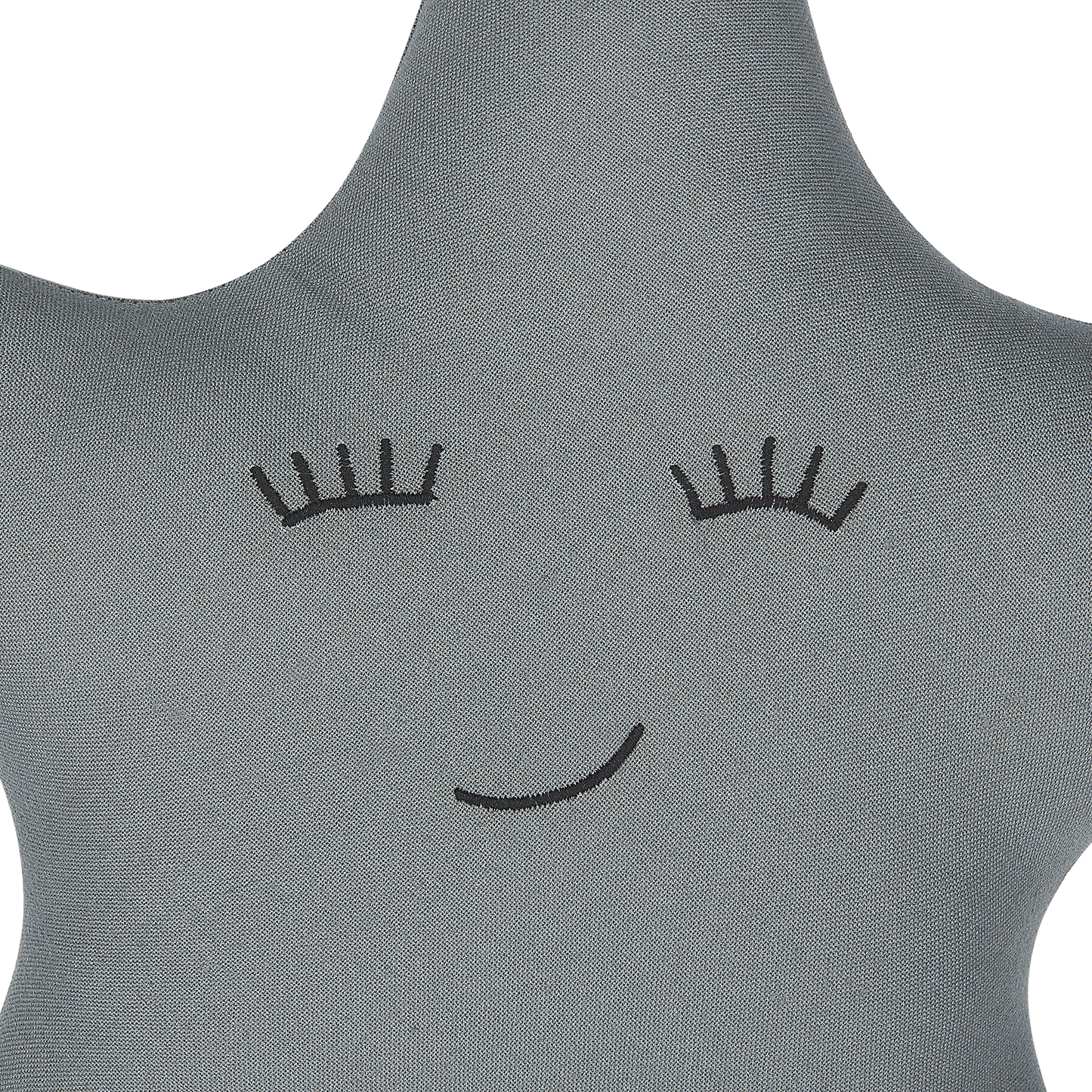Dekokissen Sternform Baumwolle grau 40 x 40 cm BHOPAL