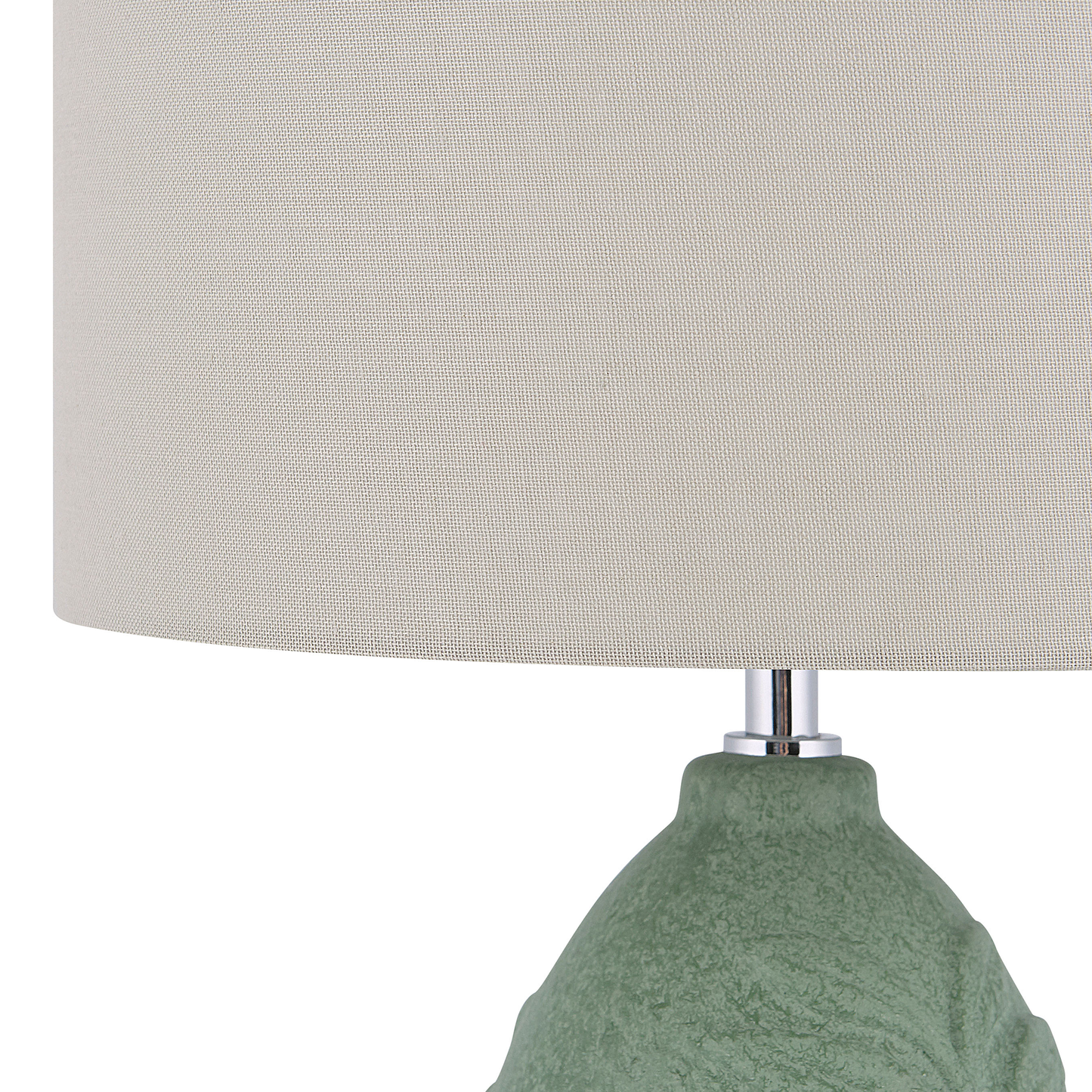 Tischlampe grün 59 cm Trommelform OHIO