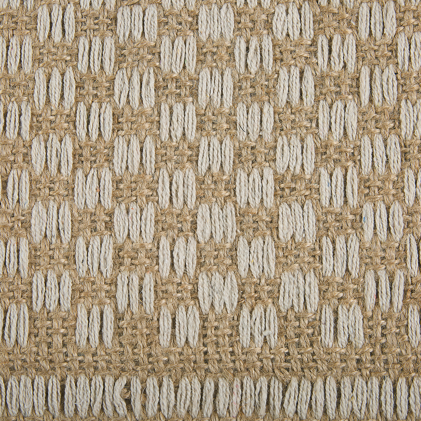 Teppich beige 50 x 80 cm Kurzflor zweiseitig ADABAG